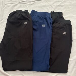 Women's Black and Blue Somi MDT  Scrubs Sz Med